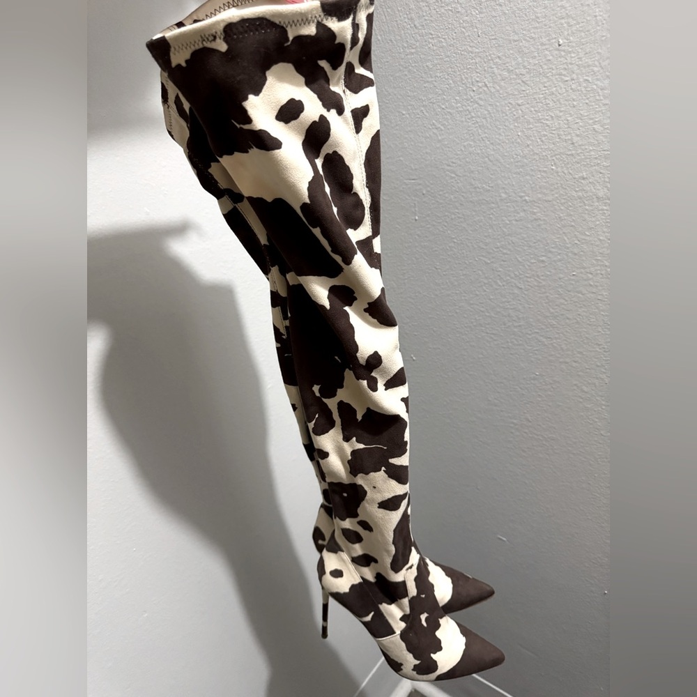 Cattle Print Thigh-High Aldo Boots